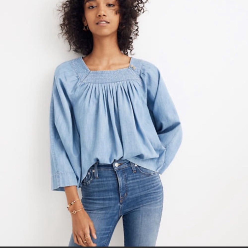 Madewell Denim blouse